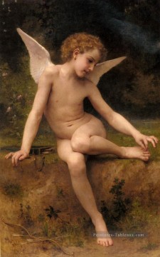 William Adolphe Bouguereau œuvres - Adolphe L Amour Un ange Epine William Adolphe Bouguereau